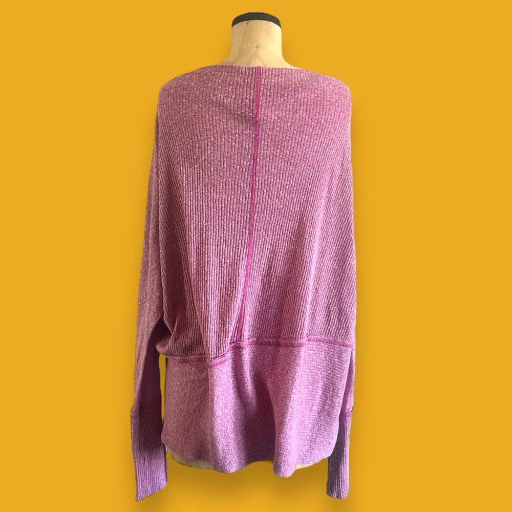 FREE PEOPLE Pullover Top Tunic Relaxed Athleisure Lounge Yoga Balletcore Boho - Picture 5 of 5